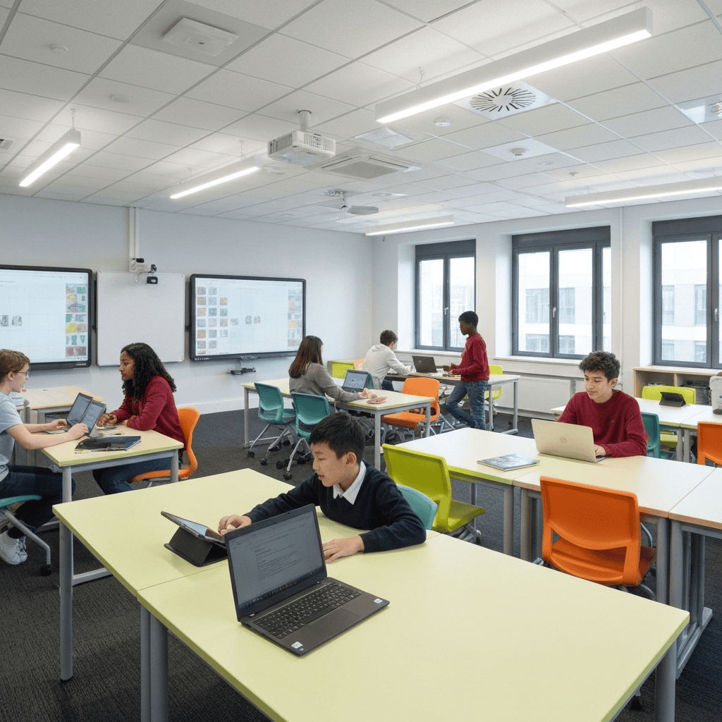 Modern RMII classroom environment